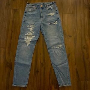 American Eagle Girls mom jeans
